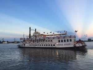 a steamboat meant for sightseeing around New Orleans