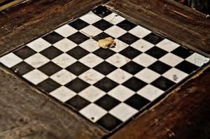 checkers game board