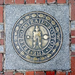 The Freedom Trail Boston Plaque
