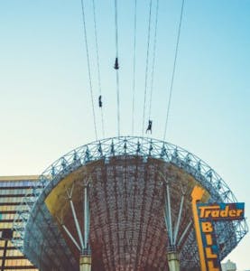 a Las Vegas zipline experience over the strip
