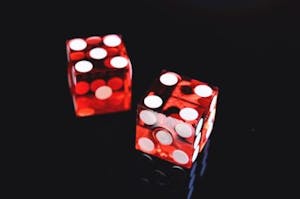 a pair of red dice