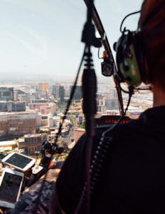 Helicopter ride over Las Vegas