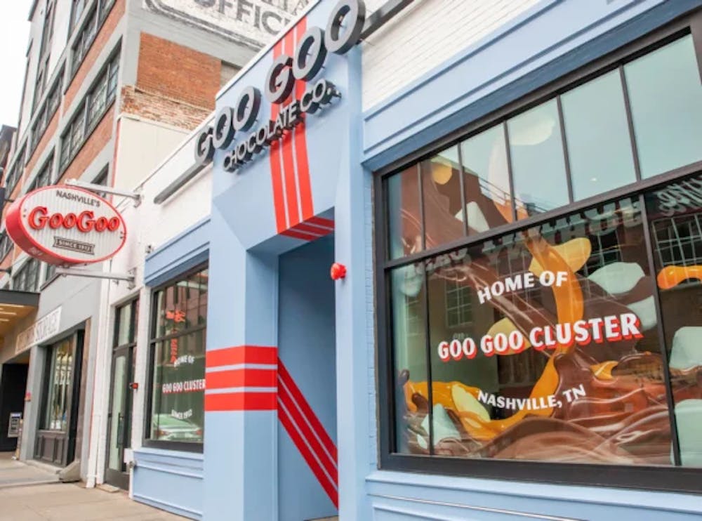 Exterior of Goo Goo Cluster Lounge in Nashville, Tennessee