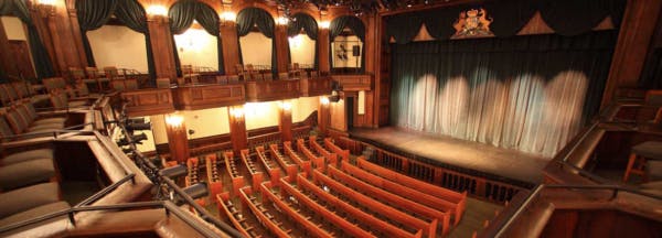 an empty auditorium in Charleston
