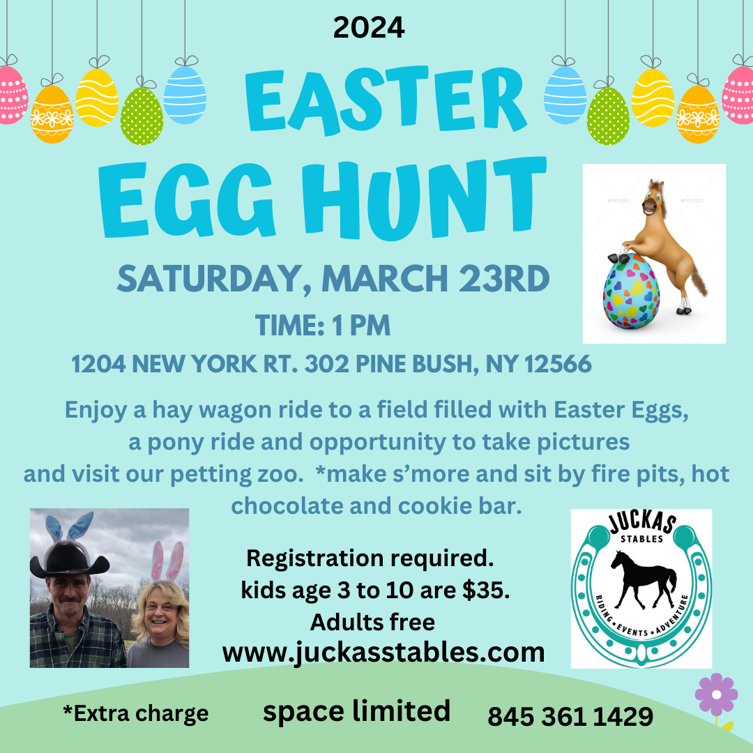 Easter Egg Hunt With Ponies 2024 | Juckas Riding Stables