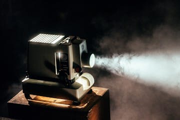 Old Fashioned Film Projector