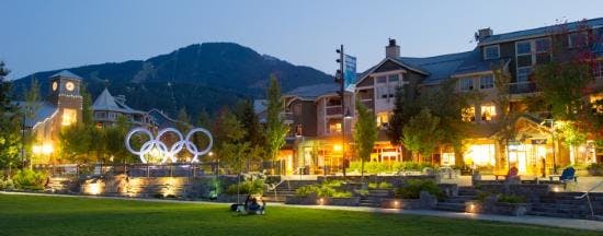 a view of a Whistler Plaza