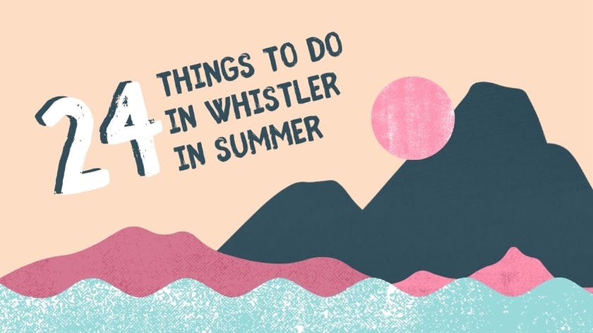Vacaciones de verano en Whistler