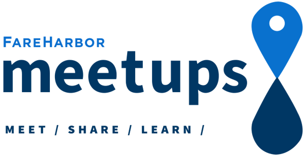 FareHarbor Meetups | Meet Share Learn Logo