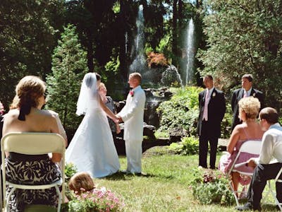 Wedding ceremony in Santa Cruz, California