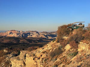 East Zion Jeep tour overlooking Zion National Park