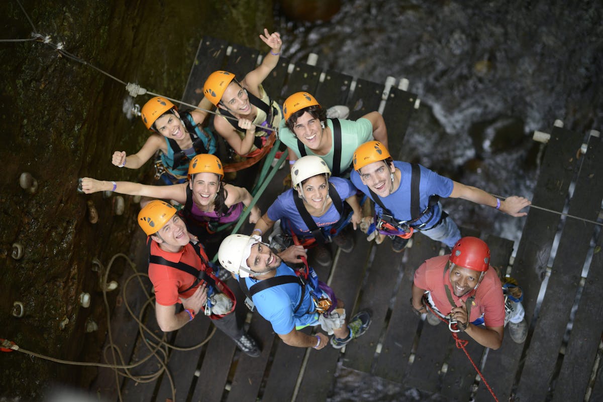 group on canopy zip line tour