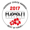 Hawaii Magazine Readers' Choice Awards Best of Kauai