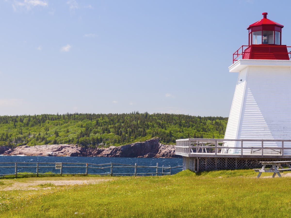 Neils Harbour Lighthouse in Nova Scotia