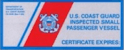 US Coast Guard Inspected badge
