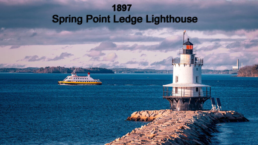 Portland Maine Spring Point Ledge Lighthouse