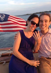 She Said Yes! Celebrate your love and life together with a dreamy and private engagement cruise with Sail Selina in St Michaels, MD.