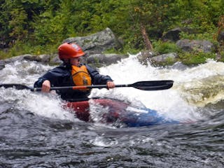 kid kayaking deerfield river