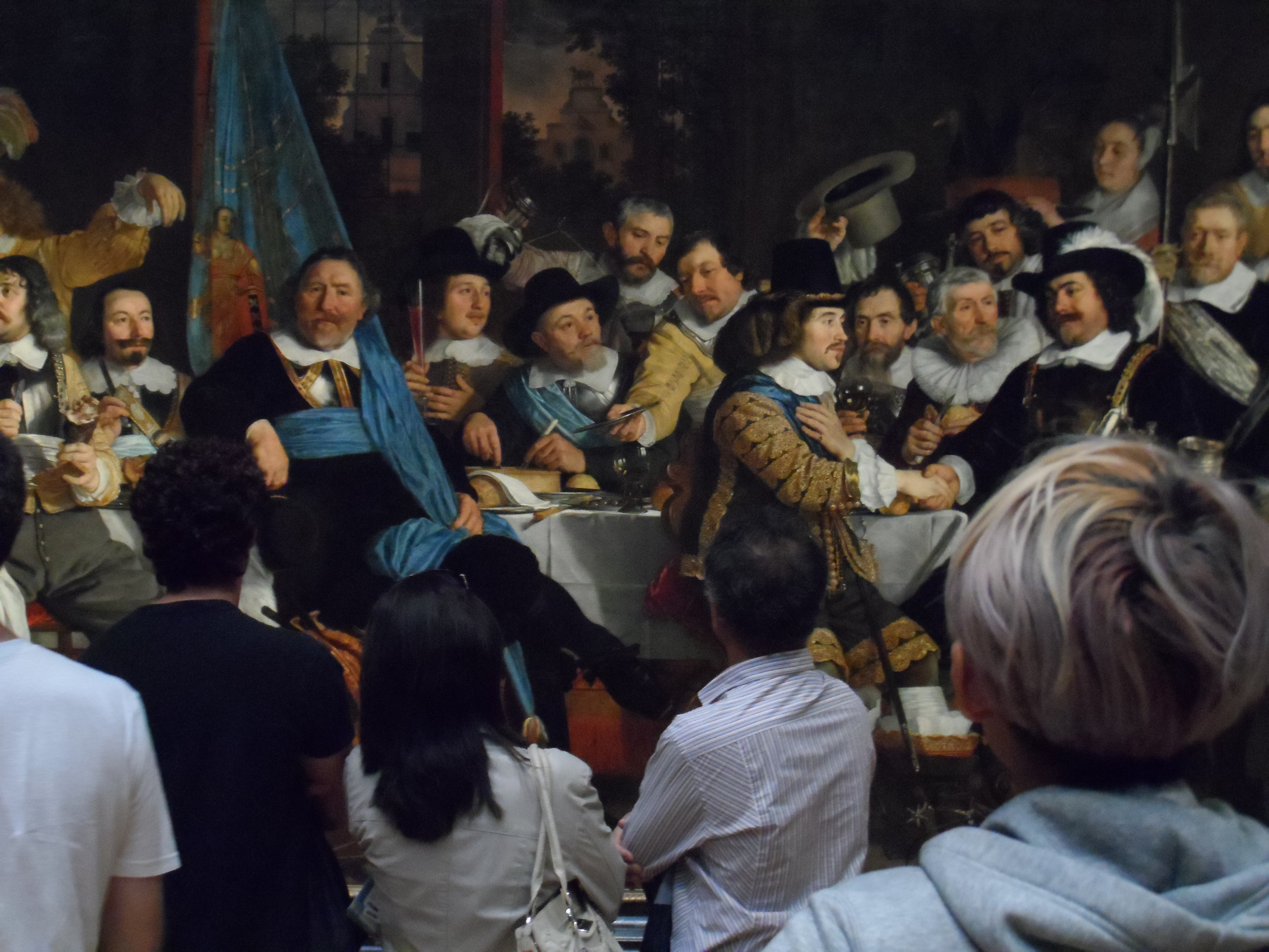 Painting at the Rijksmuseum