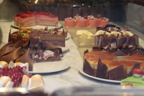 Cakes at Chocolaterie Pompadour