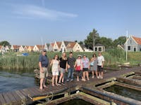 Amsterdam small group tours - The group on the jetty in Durgerdam