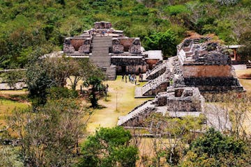Mayan village in the jungle in Cancun