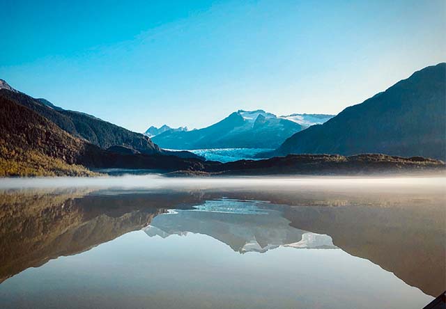 Mendenhall Glacier Lake at Sunrise