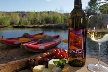 Wine, cheese, and kayaks on Verde River