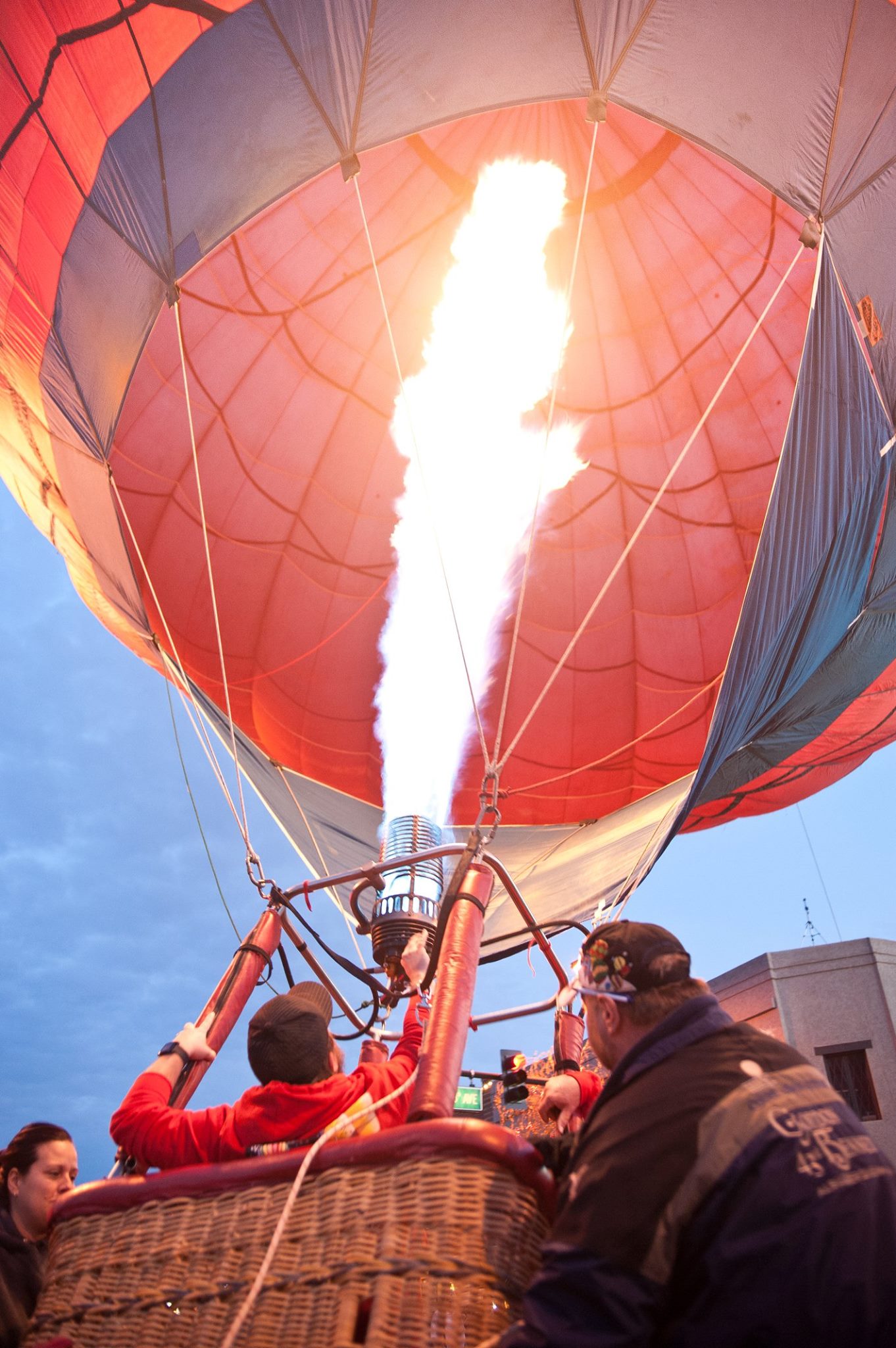 First hotair balloon flight Snohomish Balloon Ride
