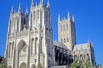 The outside of the National Cathedral