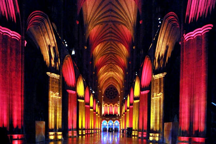 PHOTOS: The Washington National Cathedral Was Lit Last Night