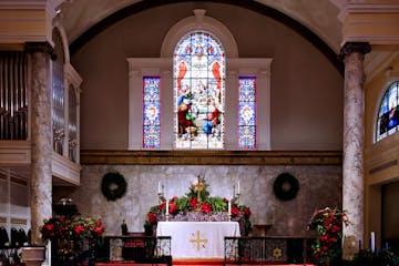 Decorated Altar, St. Johns Church, Washington, DC