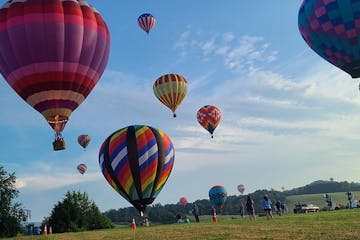 Balloon Launch, Ballons over Rockbridge, Lexington, VA