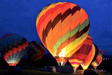 Hot Air Balloon at dusk