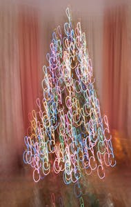 Intentional Camera Movements of a Christmas Tree