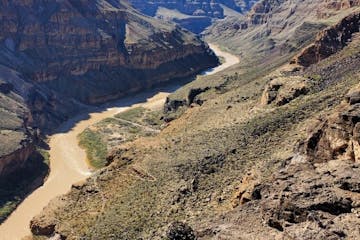 a view of a canyon
