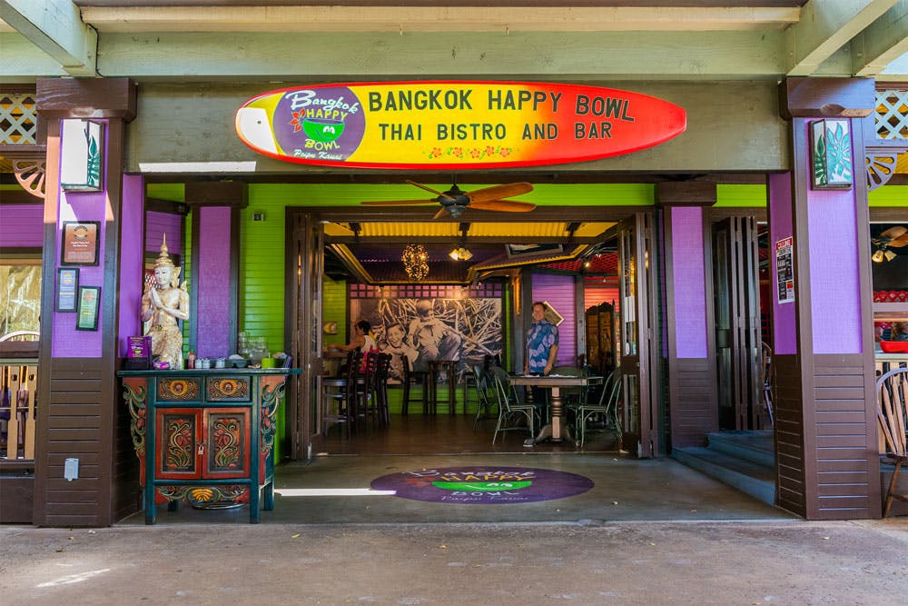 Kauai Thai Food At Bangkok Happy Bowl Tasting Kauai