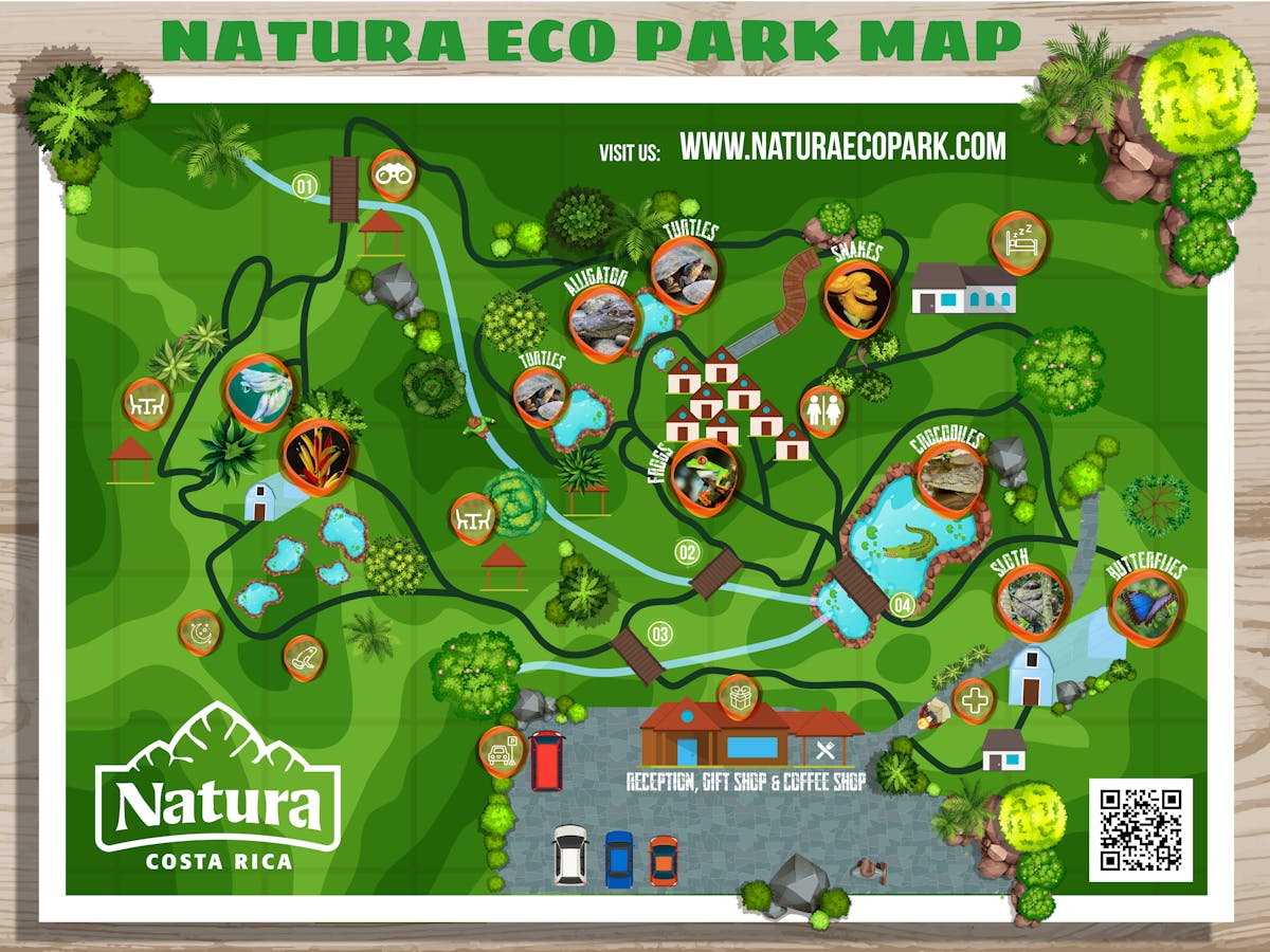 Mapa del Parque | Natura Park Costa Rica