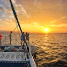 catamaran cruise with sunset