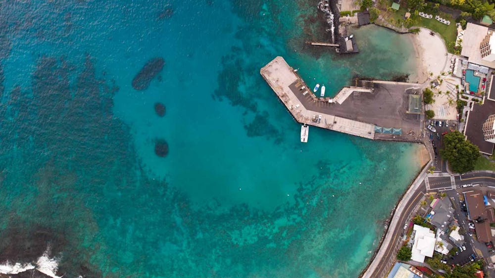 Aerial View of Kailua Bay