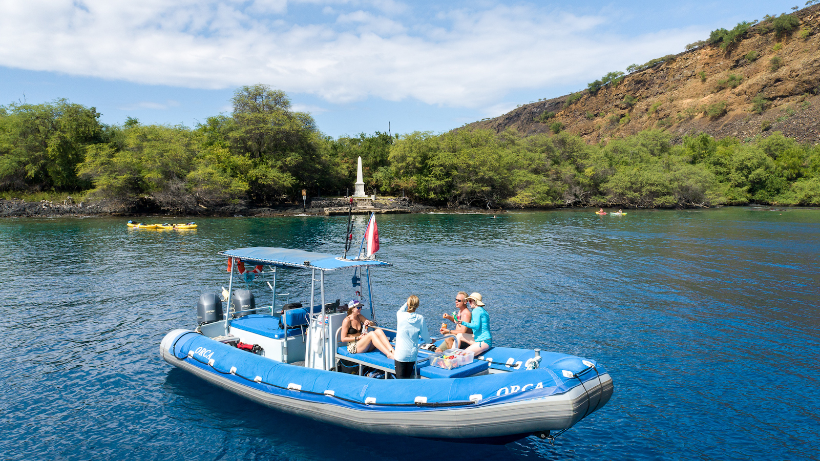 a small boat in a body of water