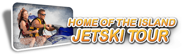 home of the island jet ski tour graphic