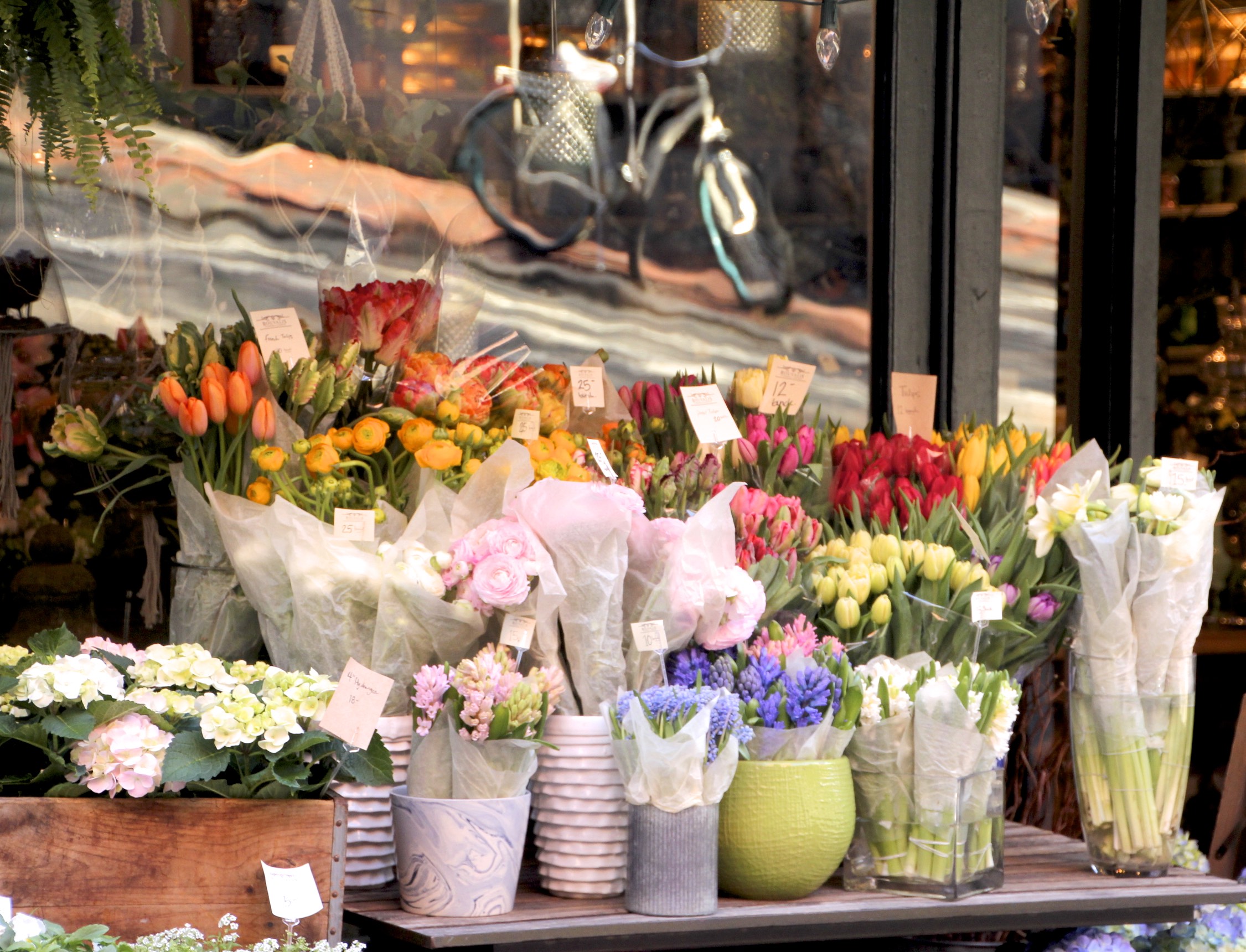 Flower shop in Beacon Hill