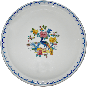 Milwaukee Railroad Peacock Pattern Plate from the Jay Christopher collection