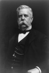 George Westinghouse wearing a suit and tie
