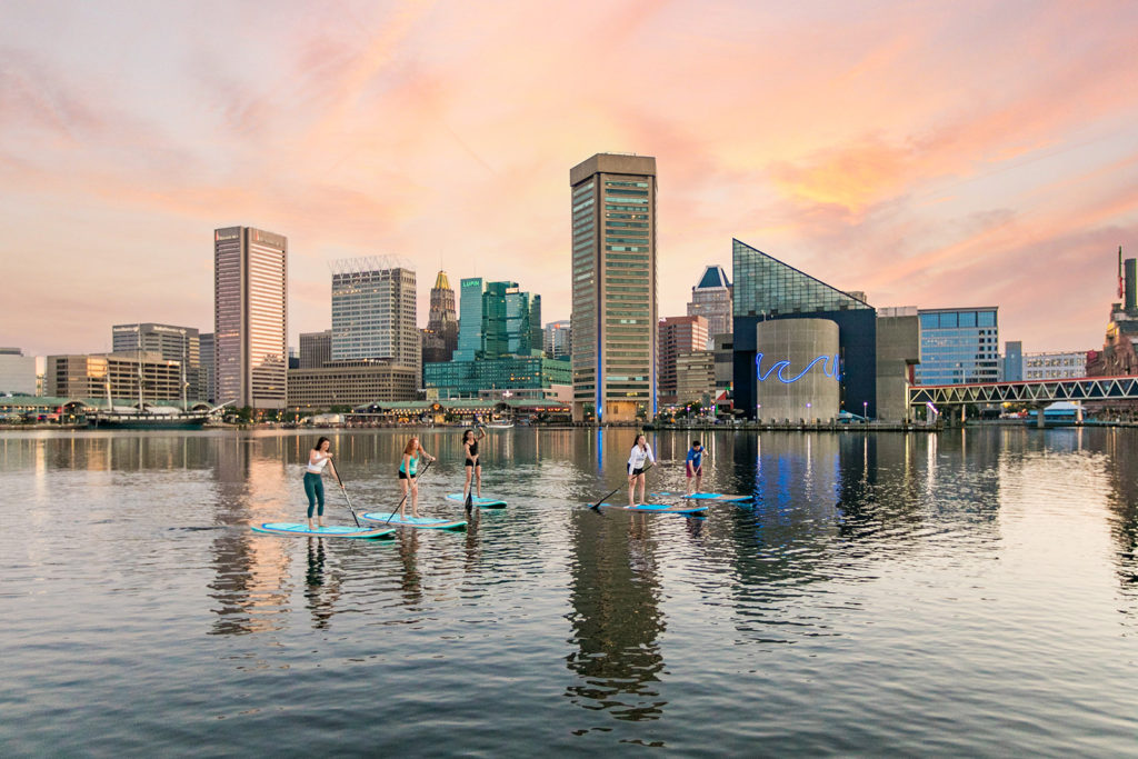 Inner Harbor SUP Classes & Tours | B'More SUP!