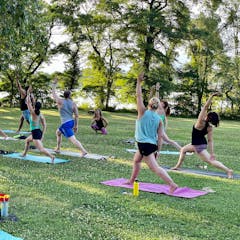 Outdoor Yoga  Waterfront yoga this summer at B'More SUP!