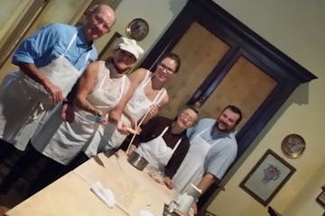 Pasta Making group with Nonna
