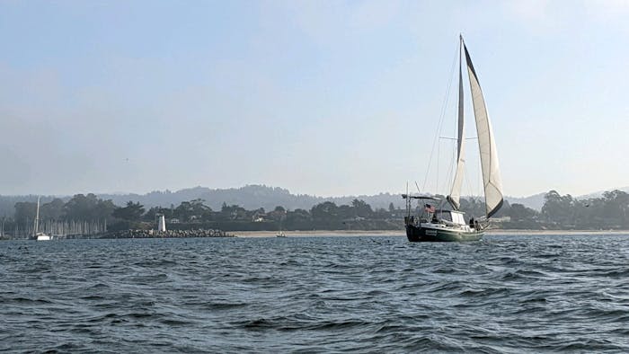 Ash Scattering at Sea Monterey Bay Nomad Sailing Charters