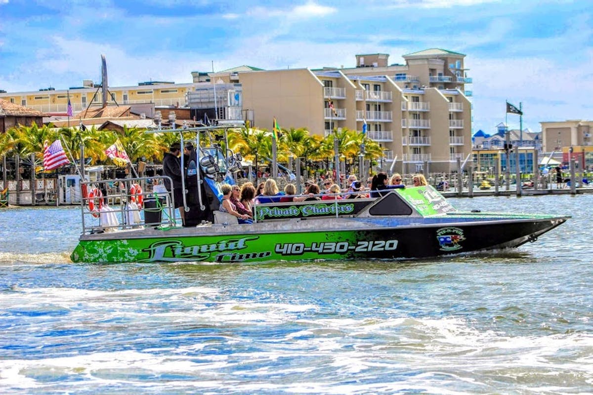 OC Liquid Limo Event Charter Boat Rentals Ocean City, MD